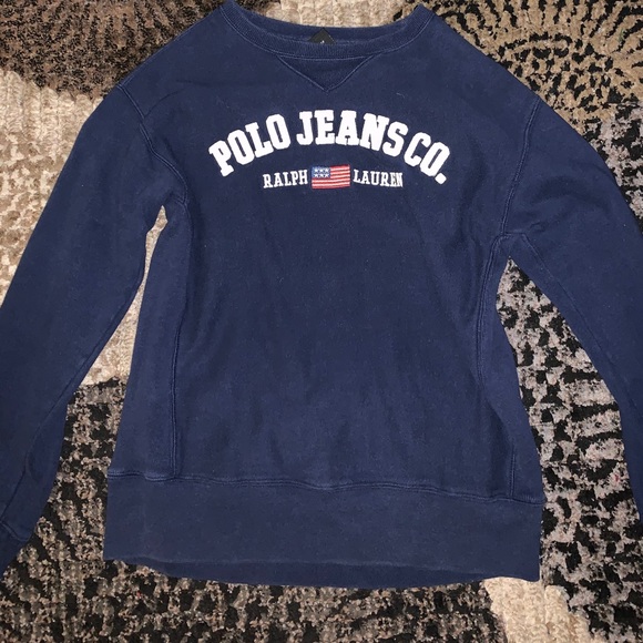 Other - Vintage Polo Jeans Sweatshirt Size S